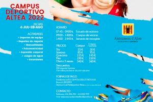 Obertes les inscripcions del “Campus Deportivo Altea 2022” - (foto 2)