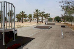 Borriana estrena un parc de 'skate' en Novenes de Calatrava