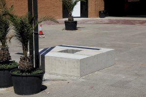 El lugar donde se instalará la cruz