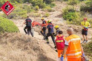 Rescaten a una dona de 79 anys a punt d'ofegar-se en una cala de Benidorm