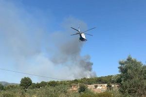 Es declara un incendi forestal en Albalat de Tarongers