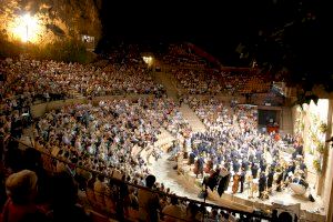 Todo listo en Buñol para disfrutar del “Mano a mano”, el concierto de música de bandas más renombrado y esperado del año