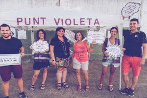 Alcàsser instala un punto violeta en sus fiestas locales