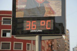 Avís groc a València i Alacant per altes temperatures aquest diumenge