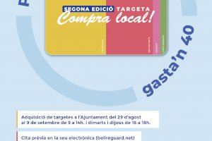 Bellreguard llança una altra campanya de targetes de consum per a incentivar les compres al comerç local