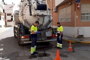 Massamagrell intensifica la limpieza de imbornales de cara a la temporada de lluvias