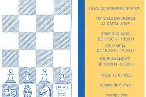 El Casal Jove de Borriana ofereix un taller d'escacs per als nivells d'iniciació, mitjà i avançat - (foto 2)