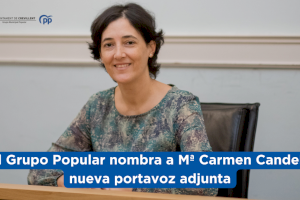 La concejal del PP, Mari Carmen Candela sustituirá a César Augusto Asencio como portavoz adjunta del grupo municipal