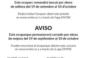 La EMTRE inicia las obras de mejora del ecoparque de Vara de Quart en València con un presupuesto de 110.000 euros - (foto 3) La EMTRE inicia las obras de mejora del ecoparque de Vara de Quart en València con un presupuesto de 110.000 euros - (foto 3)