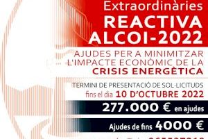 Alcoi destina 277.000 euros en ajudes a pimes i autònoms per a pal·liar els efectes de la crisi energètica