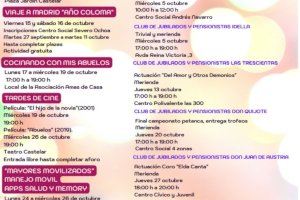 Elda celebra el Día Internacional de las Personas Mayores con un amplio programa de actividades durante el mes de octubre - (foto 2)