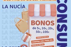 Últimos días para comprar con los “Bonos Consumo de La Nucía” Últimos días para comprar con los “Bonos Consumo de La Nucía”