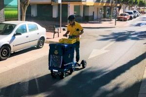 Correos prueba en Oropesa un nuevo carro de reparto asistido