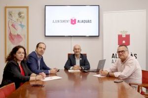 Alaquàs i Aldaia renoven el seu conveni de col·laboració per al manteniment de les zones limítrofes d’amdues poblacions
