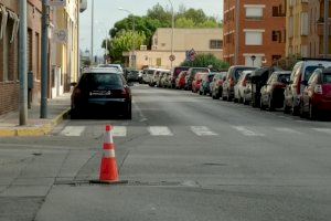Retiran el famoso cono del cruce de Vila-real