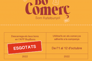 Esgotats tots els Bons Comerç de Rafelbunyol en només 4 dies