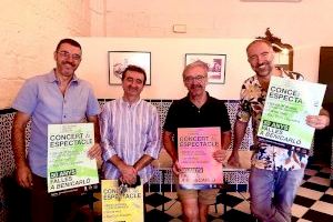 Els 50 anys de les Falles de Benicarló comencen amb un concert-espectacle amb 200 músics