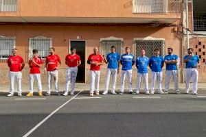 Partida de pilota a llargues de festes de Moros i Cristians