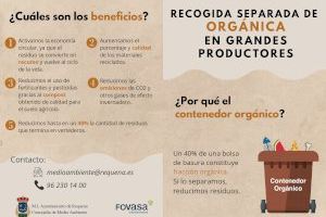Requena empieza con la recogida de residuos orgánicos