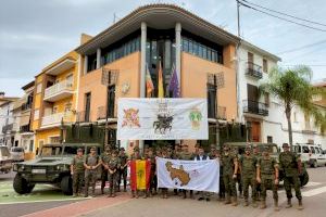 Los militares del Regimiento de Transmisiones 21 inician en Olocau su recorrido por el Camino del Cid - (foto 2)