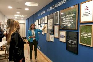 La original campaña del PP: Un taller para “enmarcar” los problemas de Castellón