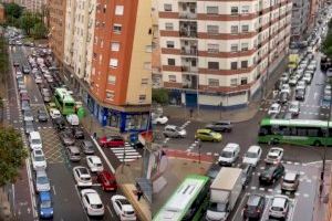 El tráfico colapsado en Castelló