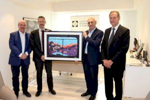 Asefa Seguros realiza una visita institucional al Colegio de Valencia con motivo de su 50 aniversario