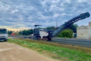 Carreteres atén les demandes de l’Ajuntament i asfalta l’antiga N-340