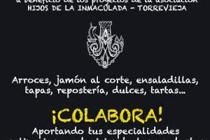 Este domingo tendrá lugar el Mercadillo Gastronómico a beneficio de los Hijos de la Inmaculada de Torrevieja
