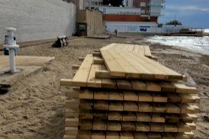 Alicante estrena pasarela en el borde marítimo totalmente renovada para unir las playas de la Albufereta y la Almadraba
