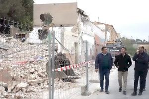 Ontinyent inicia la demolició del primer grup de vivendes de la Cantereria Ontinyent inicia la demolició del primer grup de vivendes de la Cantereria