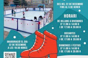Sueca instal·la de nou una pista de patinatge per a fomentar les compres en el comerç local