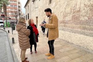 La directora general de l’IVCR+i visita les obres de restauració de les pintures fingides de Vinaròs - (foto 2) La directora general de l’IVCR+i visita les obres de restauració de les pintures fingides de Vinaròs - (foto 2)