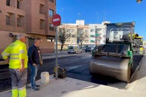 Massamagrell pone en marcha la mejora y asfaltado de diversas calles