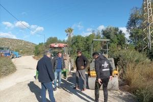 L'Ajuntament de Peníscola adequa el camí d'accés al Parc Natural de la Serra d'Irta