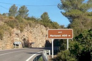 Mor un ciclista en el port del Marianet, a Xóvar, en col·lidir amb una moto