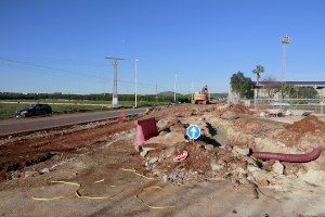 Nueva valla sur en el Polideportivo Municipal
