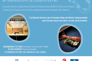 Llíria y Dénia se unen para ofrecer una experiencia musical y gastronómica