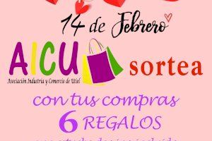 AICU sortea 6 premios por San Valentín al realizar compras en sus establecimientos asociados