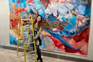 Aleksandra Istorik traslada una muestra de su ‘Surrealismo dorado’ al Aeropuerto de València - (foto 3)