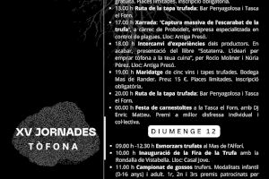 Todo preparado para disfrutar de las XV Jornadas de la Trufa en Vistabella del Maestrat