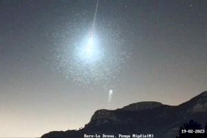 Un bólido superluminoso explota sobre la Comunitat Valenciana