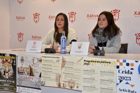 Les falles de Xàtiva presenten la seua programació, que comptarà amb una festa pre-falles per a tota la ciutadania