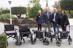 Solgården dona al Ayuntamiento de la Vila Joiosa material médico para personas sin recursos