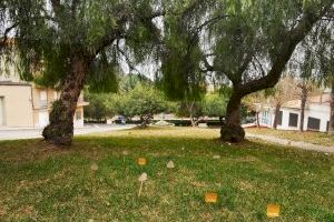 Almenara señaliza los excrementos de los perros en las calles y parques para visibilizarlos y concienciar sobre la necesidad de recogerlos Almenara señaliza los excrementos de los perros en las calles y parques para visibilizarlos y concienciar sobre la necesidad de recogerlos