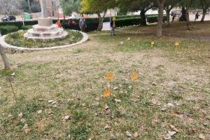 Almenara señaliza los excrementos de los perros en las calles y parques para visibilizarlos y concienciar sobre la necesidad de recogerlos - (foto 5) Almenara señaliza los excrementos de los perros en las calles y parques para visibilizarlos y concienciar sobre la necesidad de recogerlos - (foto 5)