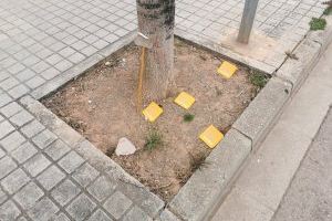 Almenara señaliza los excrementos de los perros en las calles y parques para visibilizarlos y concienciar sobre la necesidad de recogerlos - (foto 6) Almenara señaliza los excrementos de los perros en las calles y parques para visibilizarlos y concienciar sobre la necesidad de recogerlos - (foto 6)