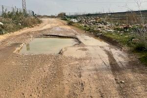 Jesús Molins propone el arreglo y reasfaltado de caminos rurales