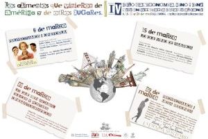 “Los alimentos que vinieron de América y otros lugares”, protagonistas del IV ciclo de Gastronomía vino y cine de la UA “Los alimentos que vinieron de América y otros lugares”, protagonistas del IV ciclo de Gastronomía vino y cine de la UA