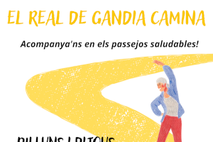 El Departamento pone en marcha ‘El Real de Gandia Camina’ para fomentar los paseos saludables en grupo El Departamento pone en marcha ‘El Real de Gandia Camina’ para fomentar los paseos saludables en grupo